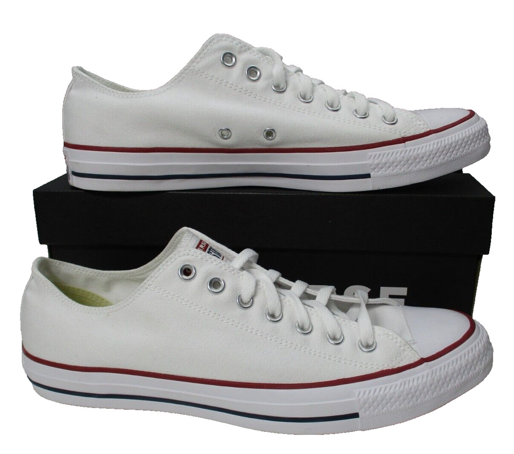 Converse CTAS High Street OX Low Shoes White Canvas Mens Sz 9 Womens Sz 11